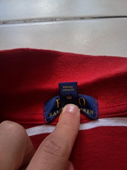 Оригинална детска/юношеска поло тениска Polo Ralph Lauren | Размер L (14-16 г.)
