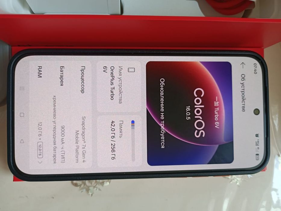 Продается телефон OnePlus 6v turbo 256gb
