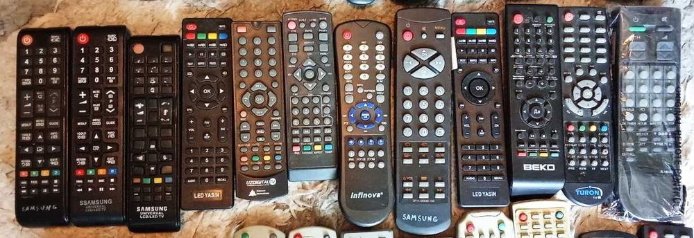 Пульты от Lg-Samsung-Shivaki-Daewoo-Panasonic-Artel и другие.