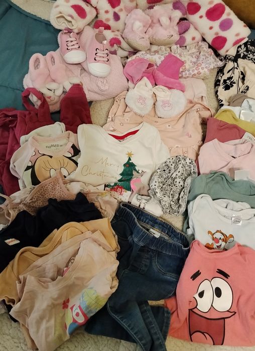 Огромен лот бебешки дрехи