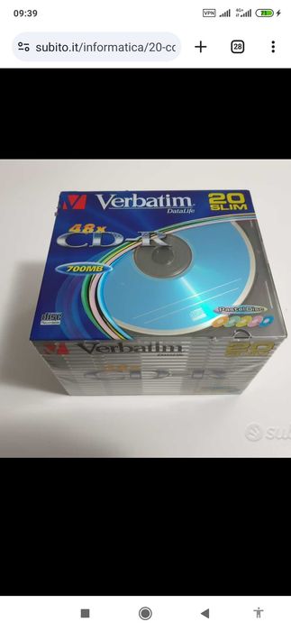 Verbatim CD-R "Pastel disk"