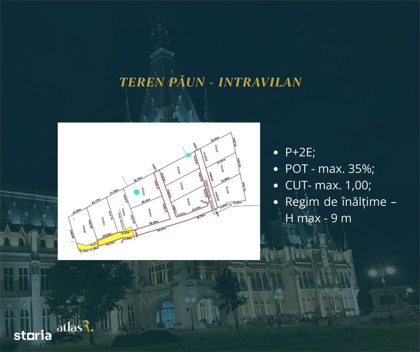 Teren Intravilan 850 sau 1000 mp | PAUN | Acces Bucium si Tomesti