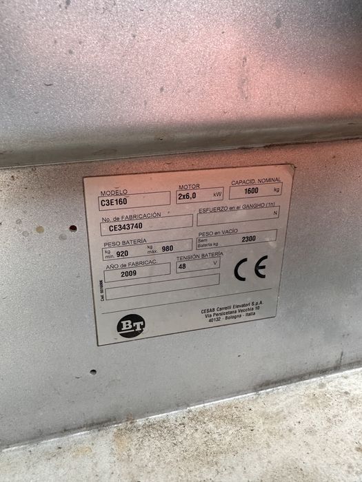 Controller stivuitor bt cesab toyota 1600 kg electric
