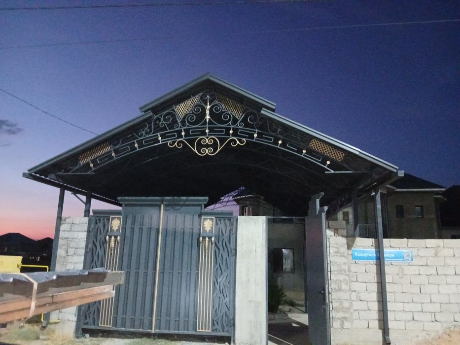 Навес  сваршныи  работа