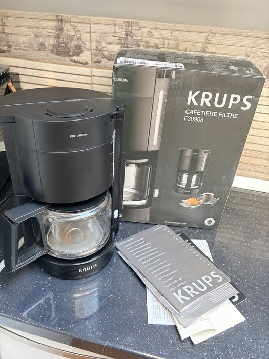 Cafetieră cu filtru Krups ProAroma F30908 - La cutie, stare excelentă