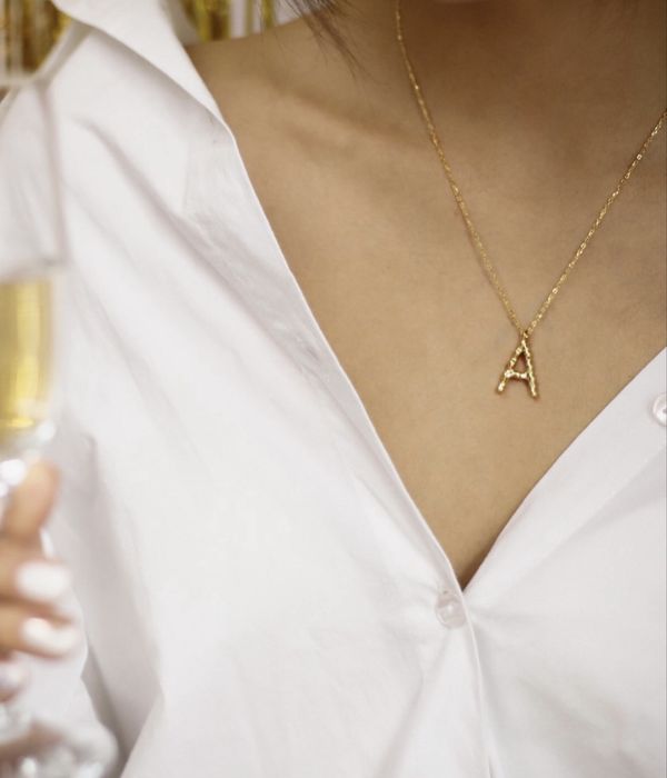 Подвеска с буквой А серебро 925 пробы