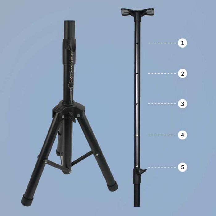 Стабилна стойка за тонколона тип трипод , Метална стойка за Техника