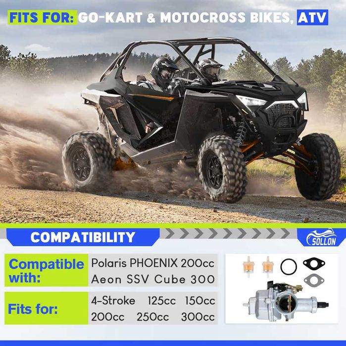 carburator  motoare CG 125cc-300cc – ATV/Go Kart/Dirt Bike