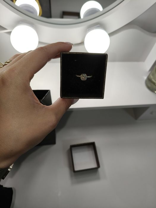 Inel Logodnă Aur Galben 14K (585) cu Moissanite Premium 2.0ct