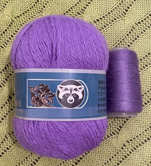 Пряжа пух норки Китай