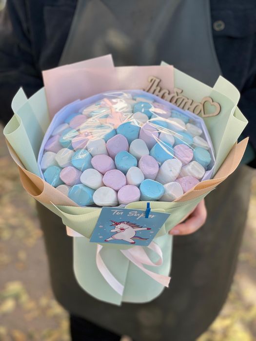 Букет из маршмеллоу