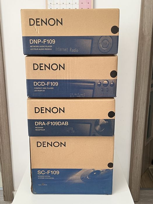 Sistem Audio Hi-Fi Denon (Set Complet, Nou, Testat)