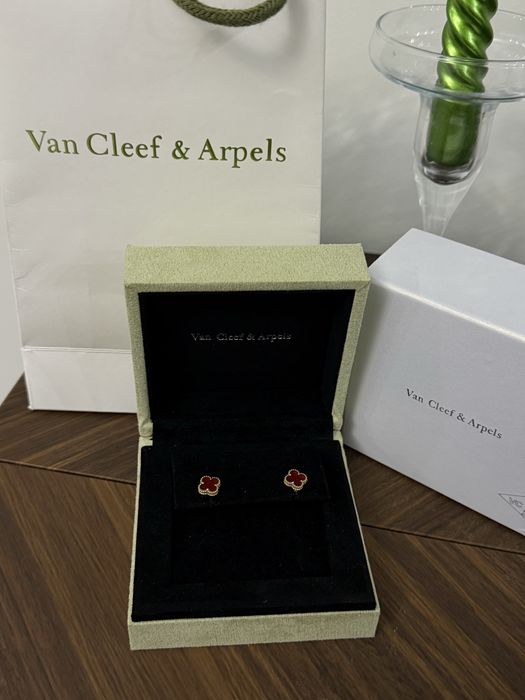 Van cleef серьги пуссеты