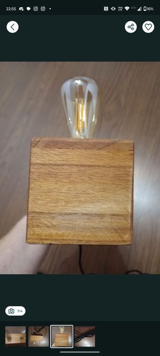 LAMPA birou Edison dubla