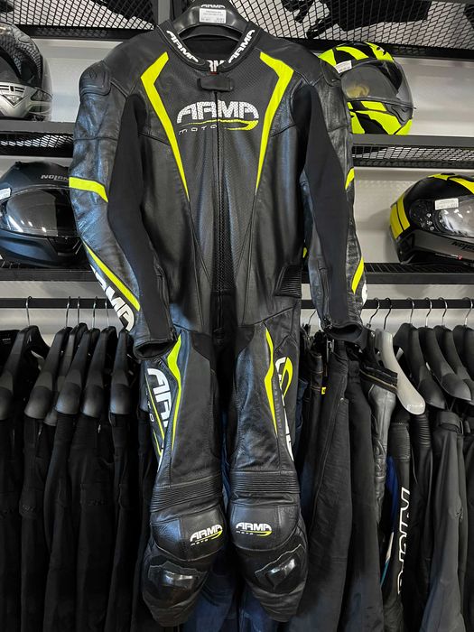 Кожен мото екип ARMR MOTEGI 2.0 Vented, UK42/EU 52- M/L,голяма гърбица