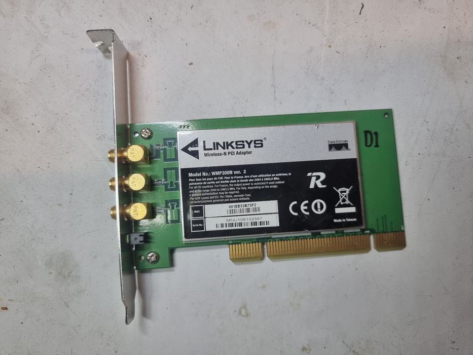 linksys wireless n pci adapter wmp300n