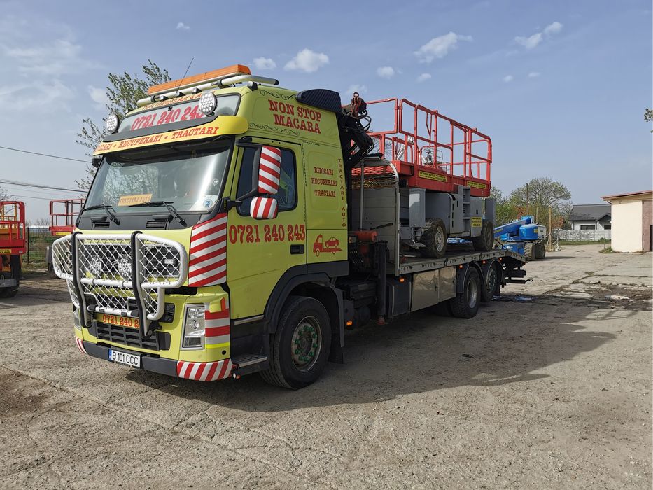 Volvo Fm platforma cu macara