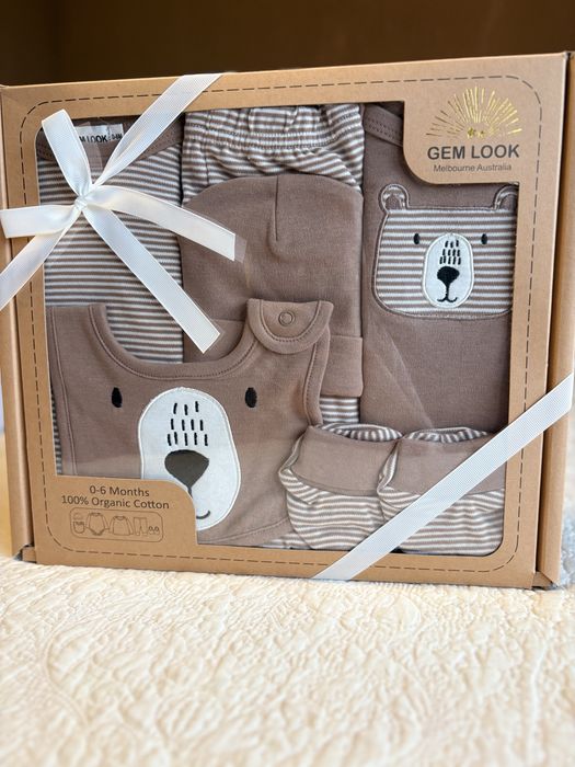 Нови бебешки комплекти Gem Look 0-6м. 100% органичен памук