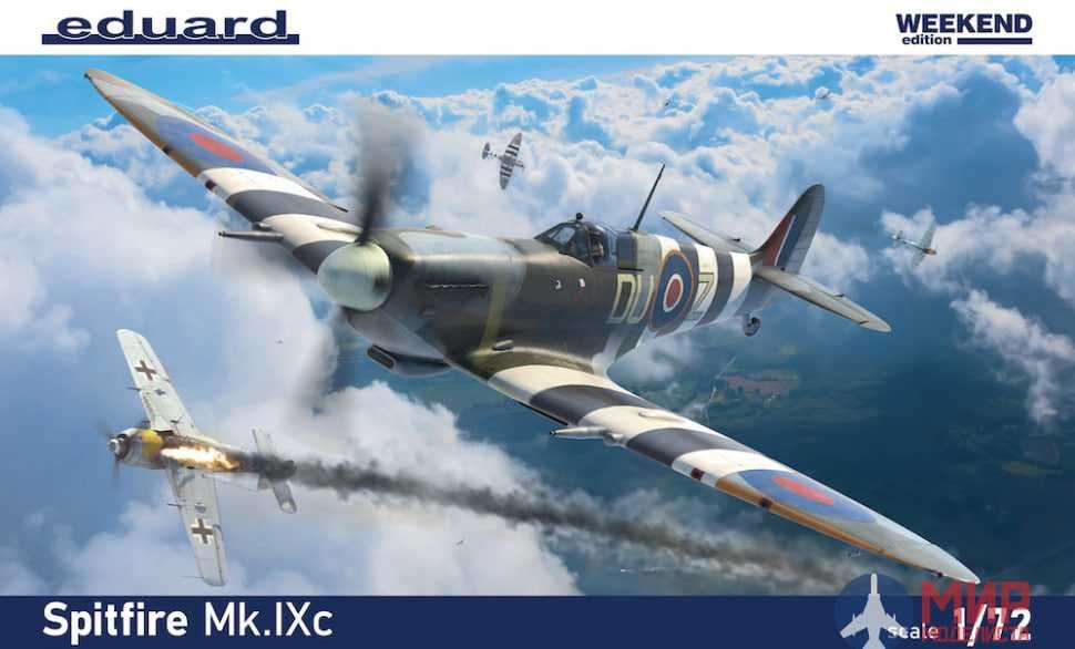 Сборная модель самолета Супермарин Спитфайр (Eduard, 1:72)