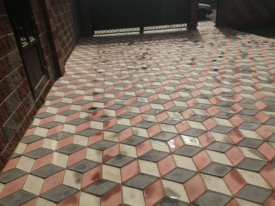 Укладка брусчатки