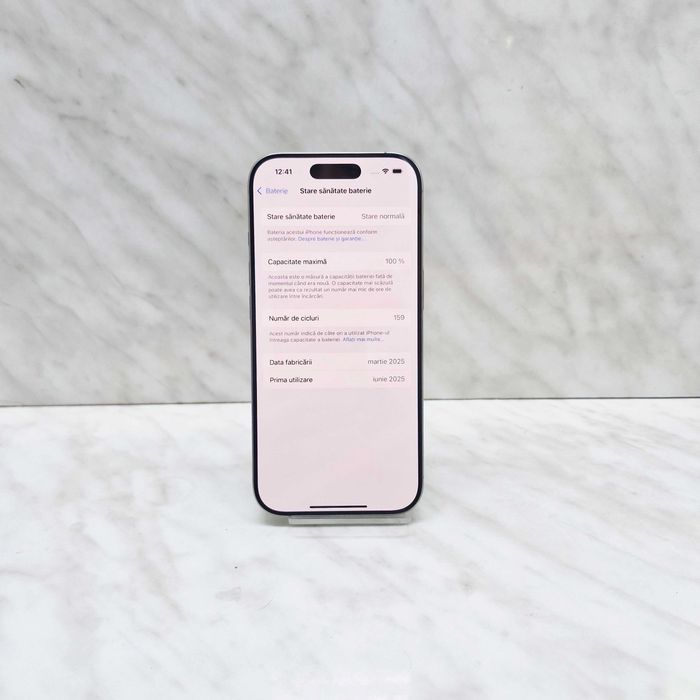 iPhone 16 Pro 128gb 100% baterie Garantie Zeus Amanet Militari 33504