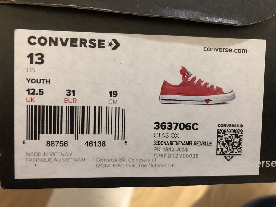 Teniși  Converse, nr. 31, NOI