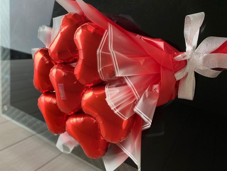 Букеты из шаров звёзды и сердца