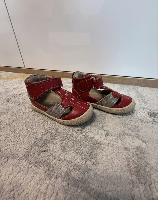 Sandale ortopedice copii, Hokide, din piele, marimea 21