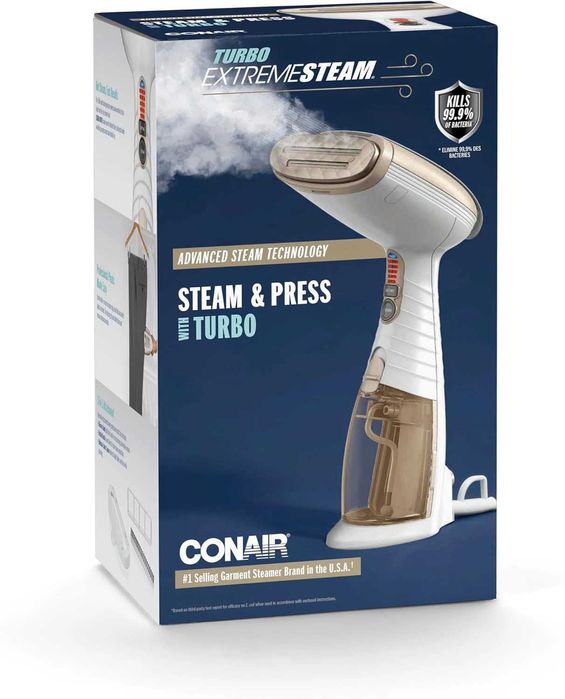 Ръчна парна ютия Conair Turbo ExtremeSteam – 1100W, 5 степени на пара