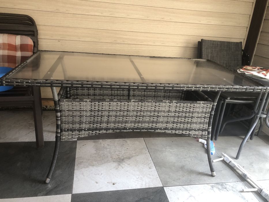 Set masa cu 6 scaune terasa