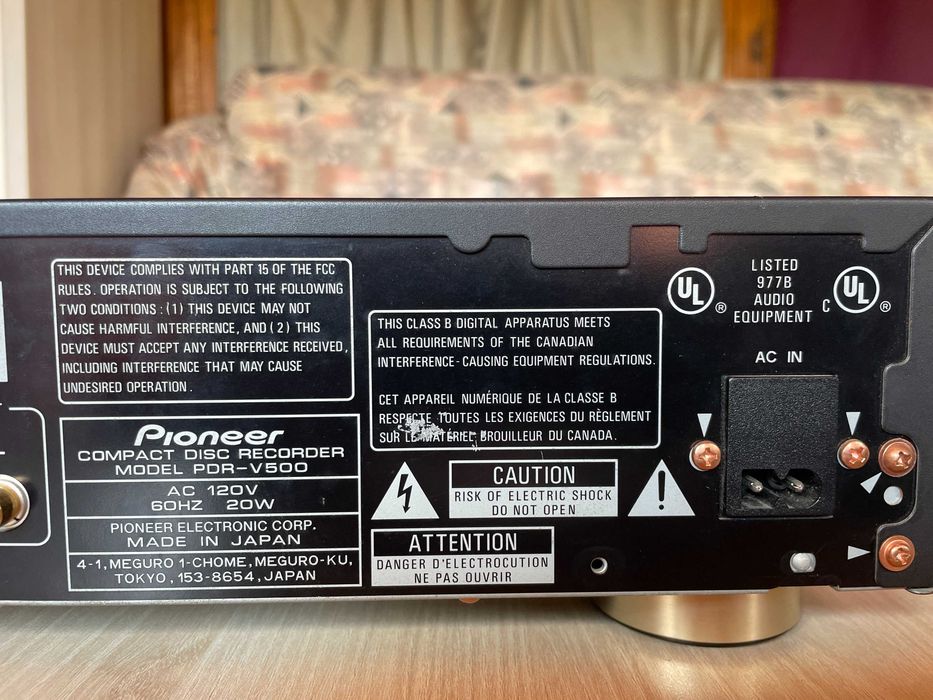 compact disc recorder Pionner PDR-V500