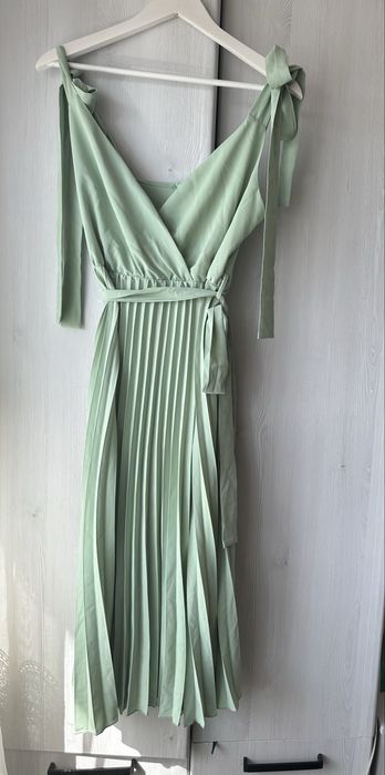 Rochie midi verde menta S