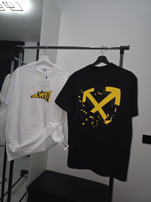 Tricou Off White / IH NOM UH NIT  alb negru