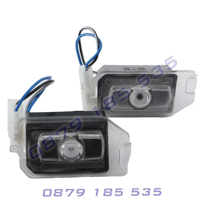 Лого светлини проекция Mercedes под огледала марка мерцедес крила AMG