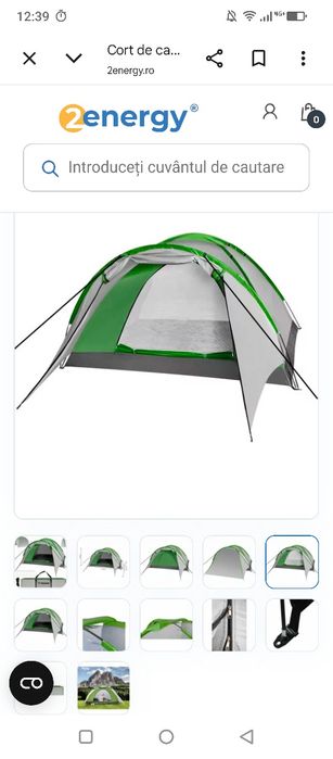 Cort Dakota albastru camping