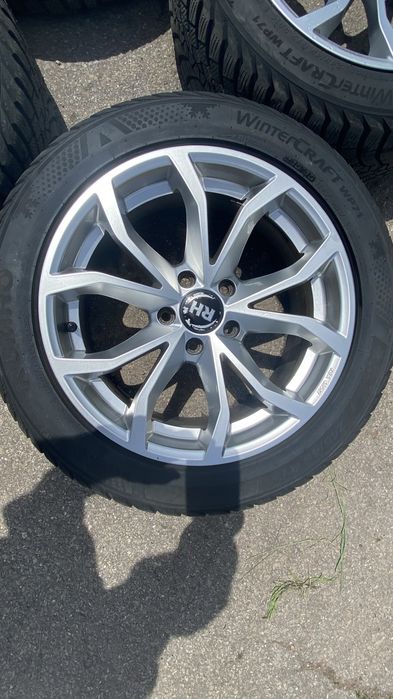 Нови зимни гуми с джанти 17”/5х112/Mercedes,Audi,Skoda,BMW/245/45/17