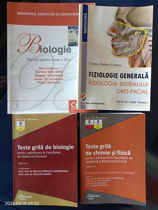 Cărți admitere stomatologie