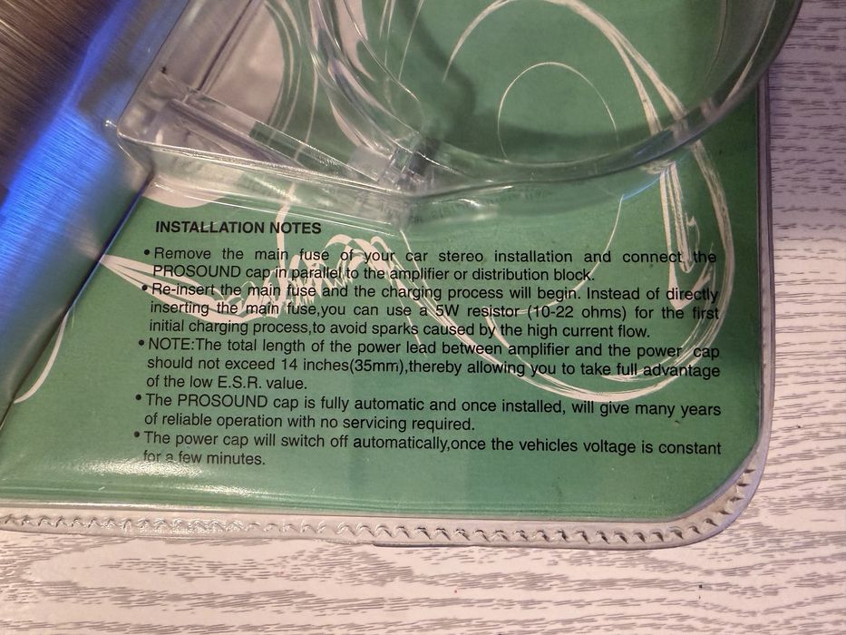 Condensator Audio Auto