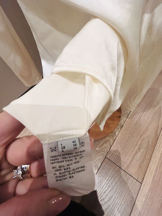 Pinko риза от естествена коприна