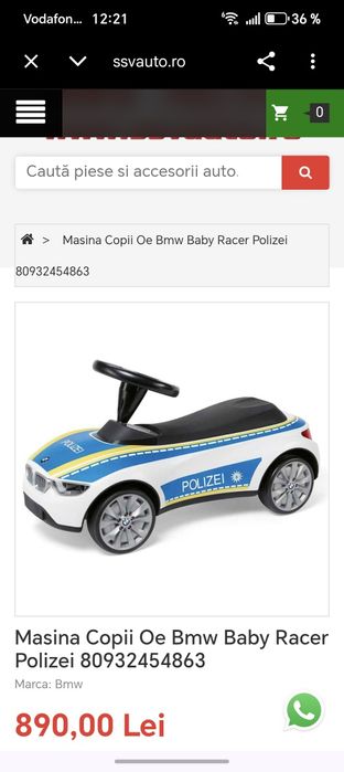 Mașina ride-on BMW
