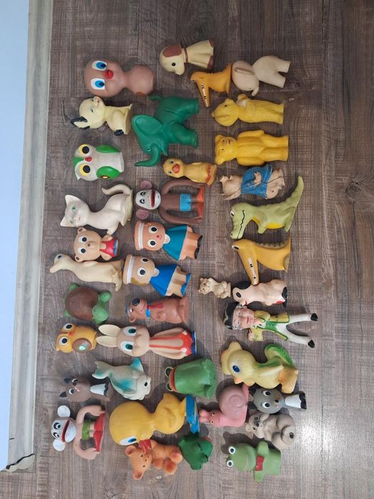 Стари соц гумени играчки колекционерски ГДР СССР български