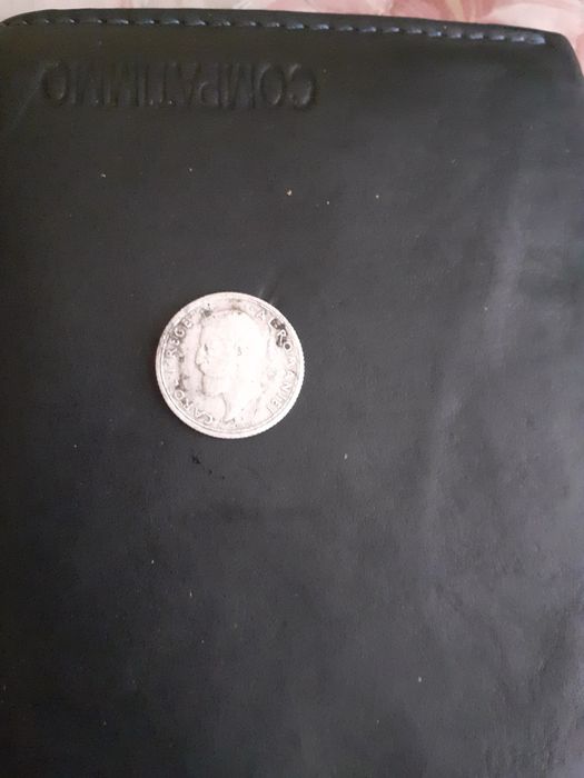 Moneda Karol 1 regele rom 50 de bani din argint 1912