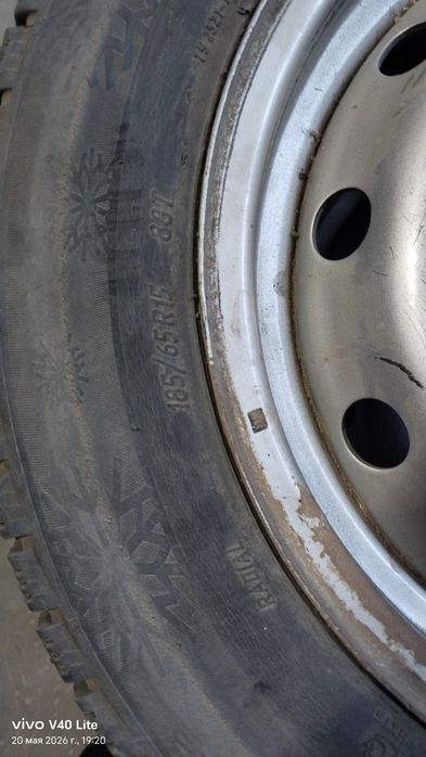 Продам диски с резиной от ларгуса 185/65R15