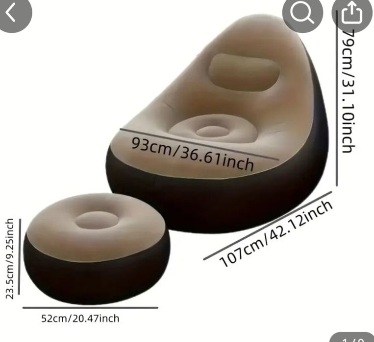 Продават се два футьола и таборедка за къмпинг и домът.