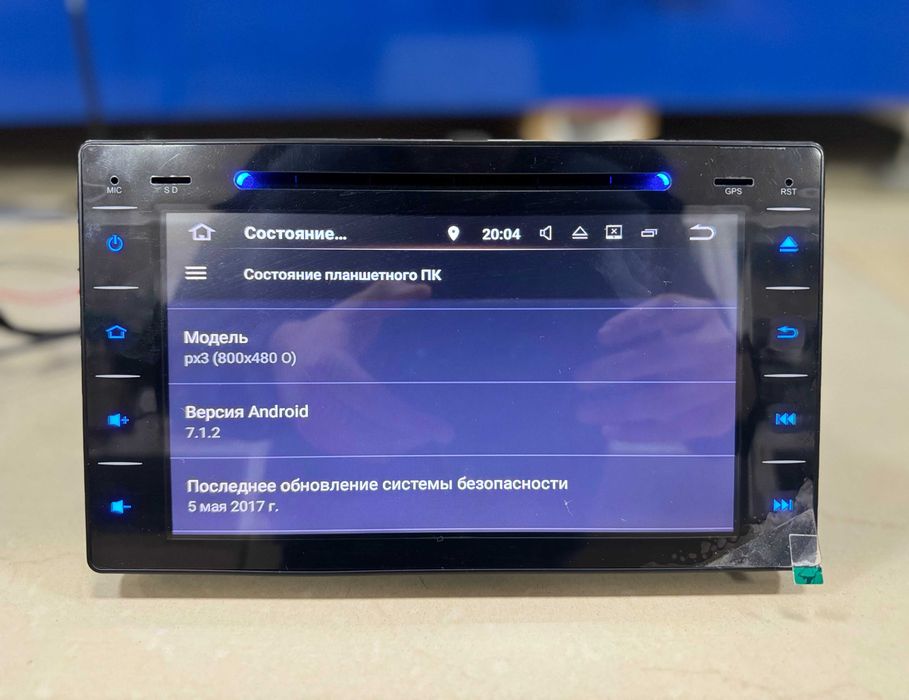 Проигрыватель, автомагнитола Android на Toyota Hilux от 2015 и выше