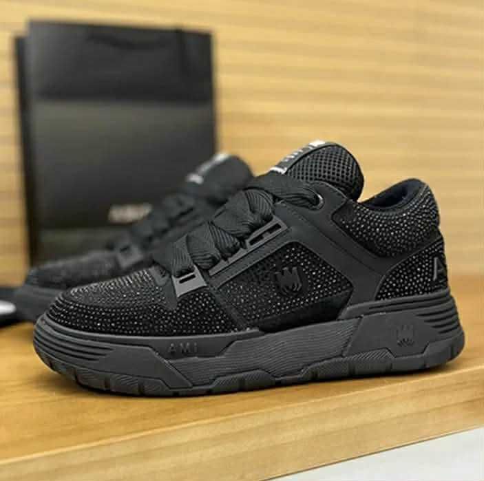 Adidasi AMIRI MA-1 Full Black Cu Cristale (Colet cu verificare)