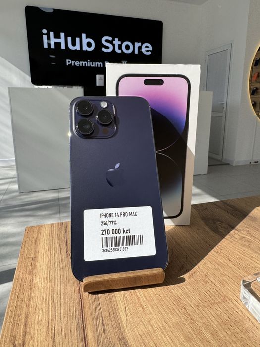 iPhone 14 Pro Max•256GB/77% Purple Айфон 14 Про Макс•256гб/77% филоет