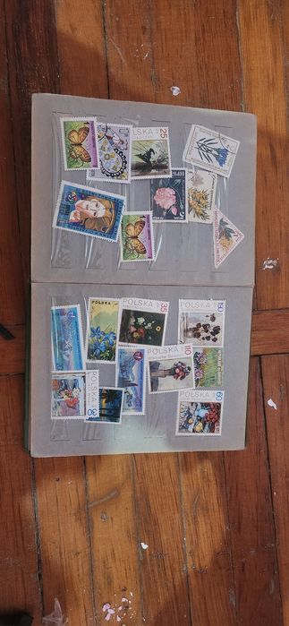 Марки альбом разные