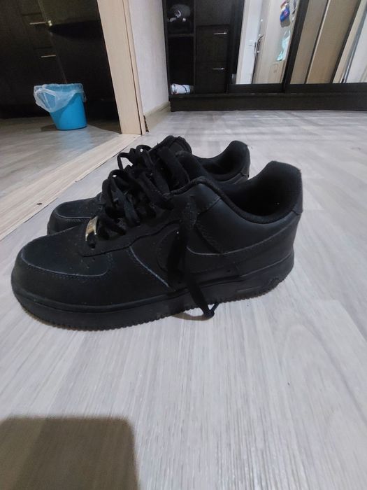 Nike air force 1 чёрного цвета