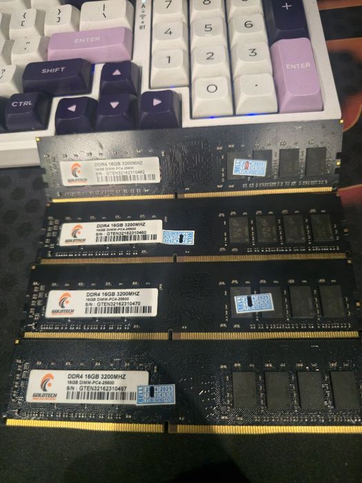 OZU Ram DDR4  16/4 64gb 3200mhz